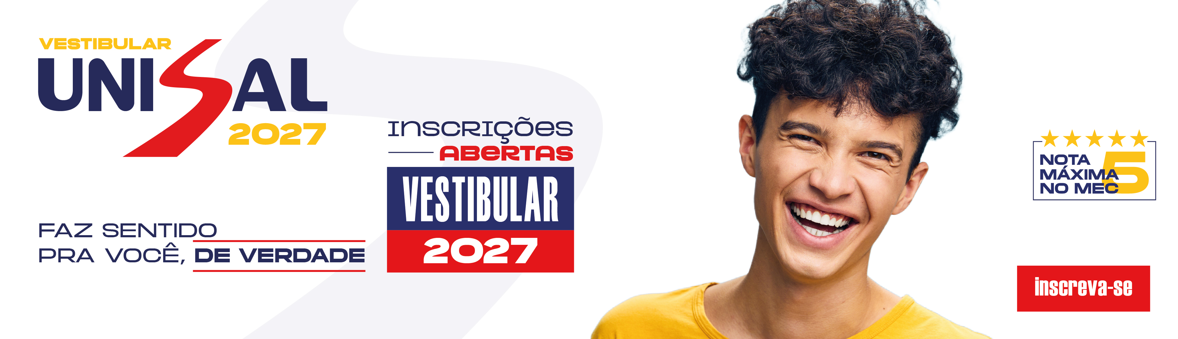 Vestibular de Inverno UNISAL 2026/2 - banner 1